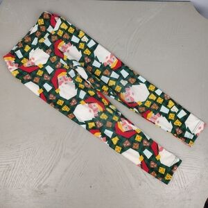 Festive Santa Print Leggings
